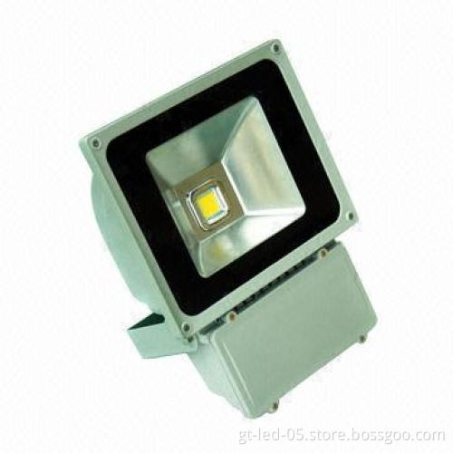 70W LED Floodlight with High-purity Aluminum Reflector, Die-casting Aluminum Crust, CE/RoHS Marks